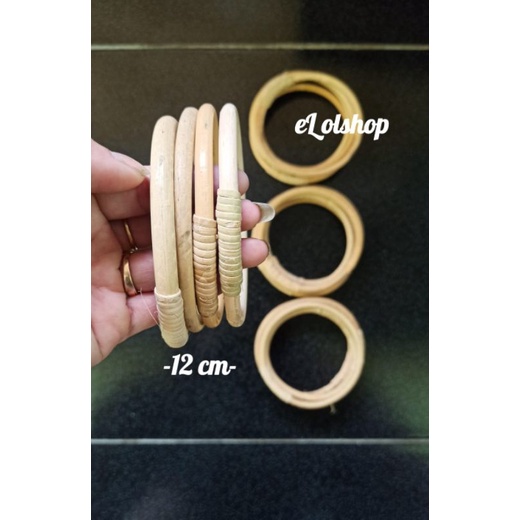 ring rotan gelang rotan 12cm holahop hulahop holahoop hulahoop rotan