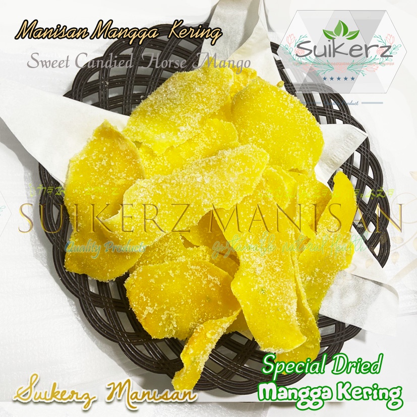 

Manisan buah mangga kering 200gram - MANISAN MANGGA KERING CRUNCHY KRIUK KRENYES GARING SUIKERZ MANISAN