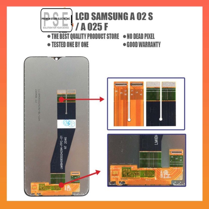 LCD SAMSUNG A02S/A025F ORIGINAL FULLSET TOUCHSCREEN GARANSI