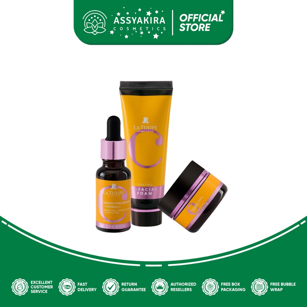 La Tulipe C Series | La Tulipe C Serum | La Tulipe C Facial Foam | La Tulipe C Night Cream