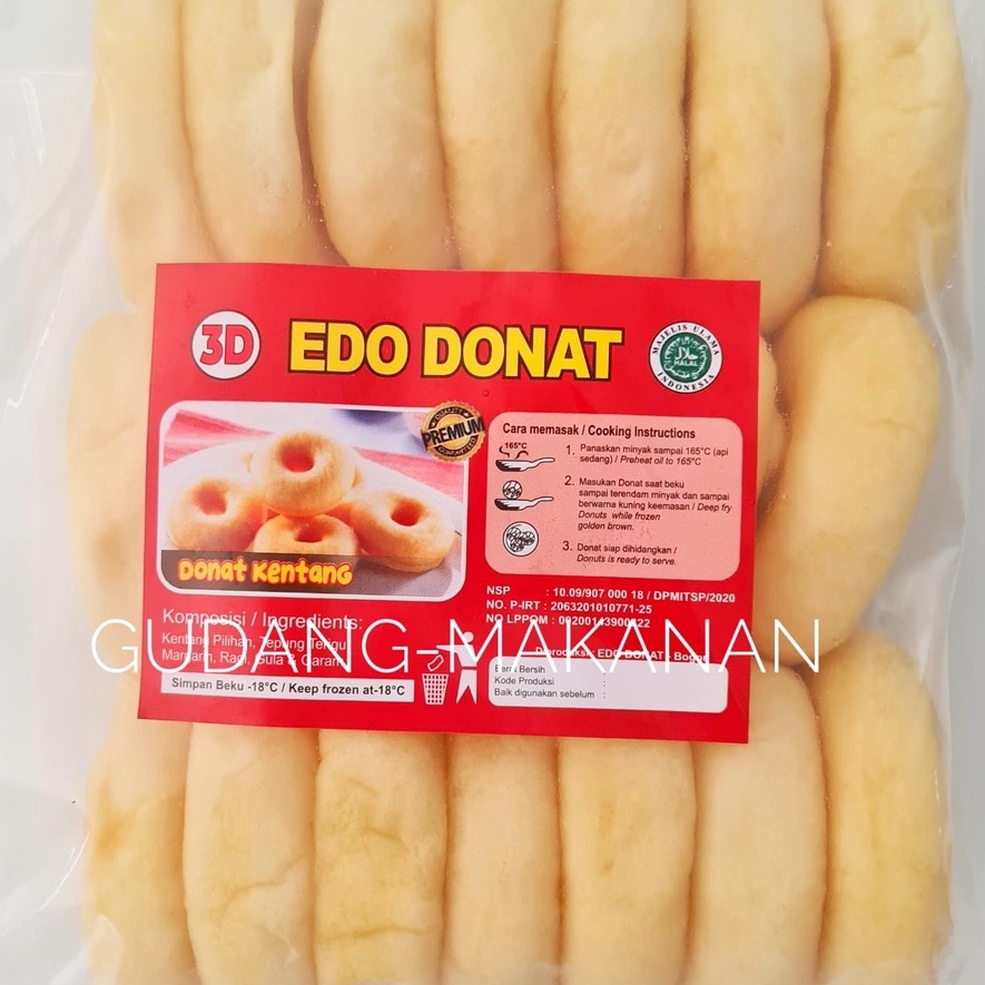 Donat Kentang 3D / Donut Kentang Frozen isi 20pcs