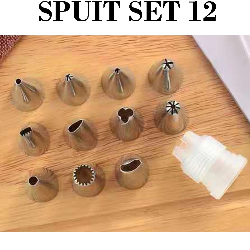 Spuit Set Dekorasi 25 PCS Dekorasi Set Spuit Stainless 9 pc 12pc 24 Pc