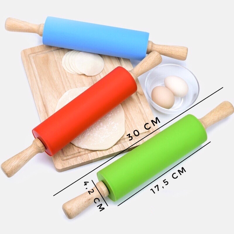 Rolling pin silicone / penggiling adonan / penipis adonan kue