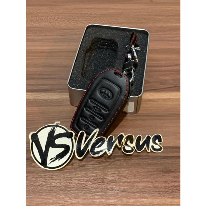 [READY] Leather Key Cover - Sarung Kunci Kulit All New Fortuner 2016Up Vrz/Srz / Perlengkapan Varias