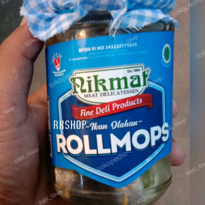 

Ikan Kaleng Rollmops Ikan Herring 200Gr/Pack