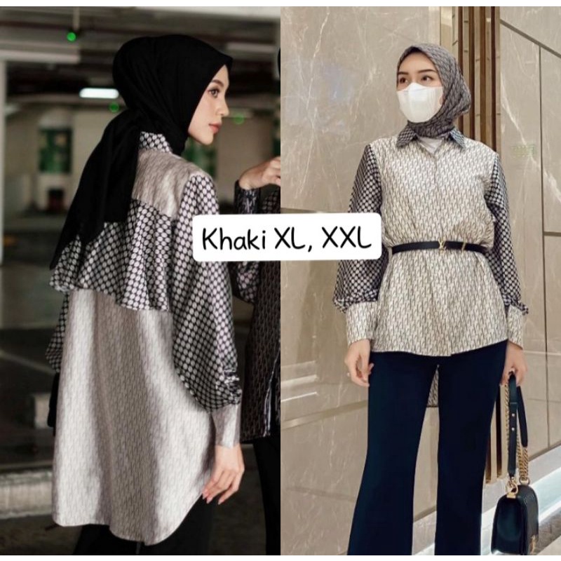Monogram Blouse by Vanilla hijab
