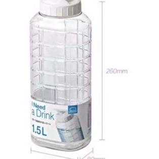 Paling Dicari Botol Air Minum LocknLock 1500ml 1500 ml Kulkas Dingin Chess Water Bottle Tumbler Lock