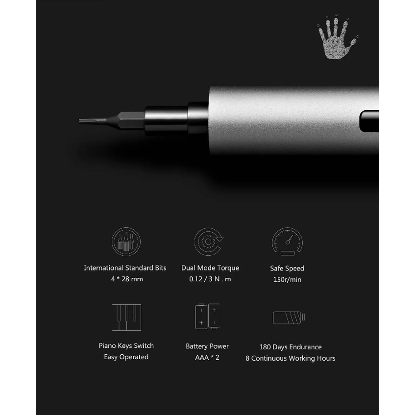 WOWSTICK TRY - Electric Cordless Screwdriver 20 in 1 - Obeng Elektrik