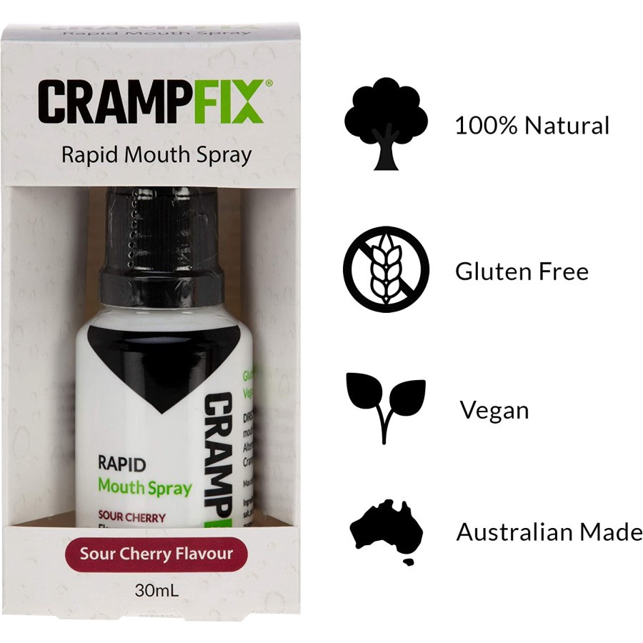 CRAMPFIX Mouth SprayFast Muscle anti Cramp Relief kram semprot otot