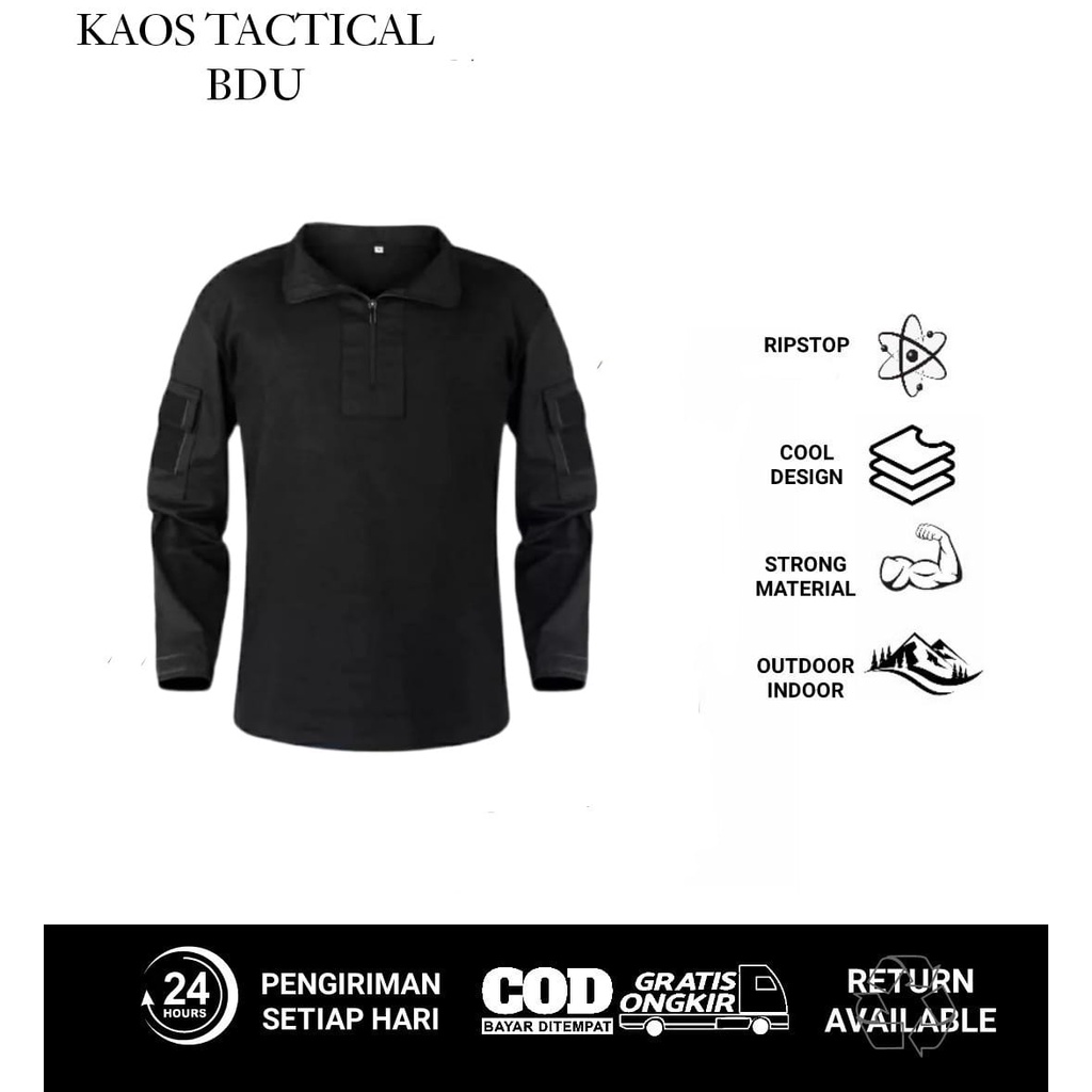 KAOS BDU LAPANGAN PREMIUM TERMURAH