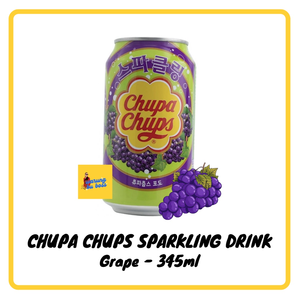 Jual Chupa Chups Sparkling Drink Chupa Chups Sparkling Grape Melon