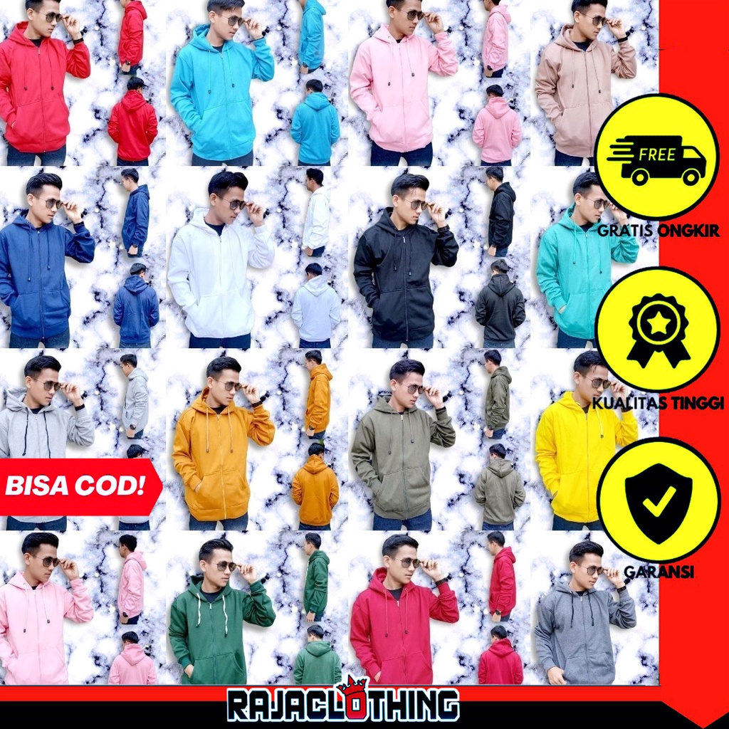 RCL - JAKET SWITER HOODIE POLOS JUMBO SLETING PRIA WANITA MAROON M L XL XXL XXXL 2XL 3XL TUDUNG BIG SIZE HITAM GREY ABU BAHAN TEBAL COTTON FLEECE DENGAN ZIPPER PROMO TERMURAH BEST SELLER BANDUNG / MCL - Jaket Sweater Sleting Hoodie Zipper Polos JUMBO