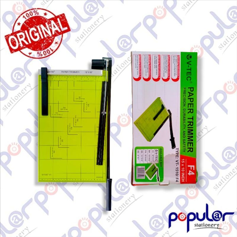 

Pisau Pemotong Kertas Vtec F4