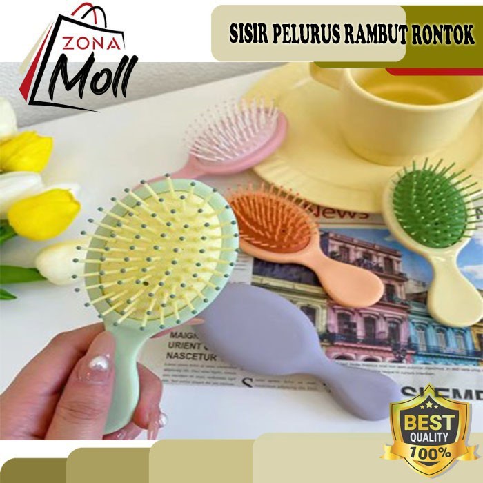 SISIR PELURUS RAMBUT ANAK WANITA ANTI KUSUT HAIR STYLING SISIR UNIK