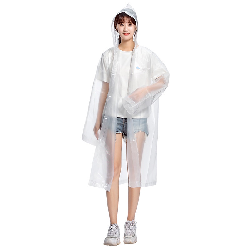 [XOQ] JAS HUJAN EVA DEWASA TRANSPARAN / MANTEL HUJAN / RAIN COAT / JAS HUJAN EVA LIGHTWEIGHT UNISEX DEWASA