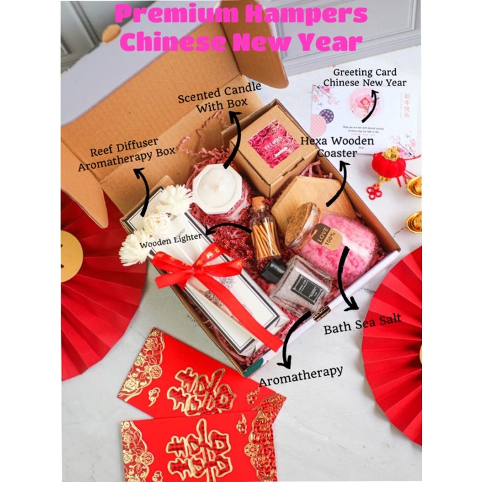 

[ COD ] Hampers CNY Imlek / Parcel Imlek / Hampers Lunar -HAPINESS SET