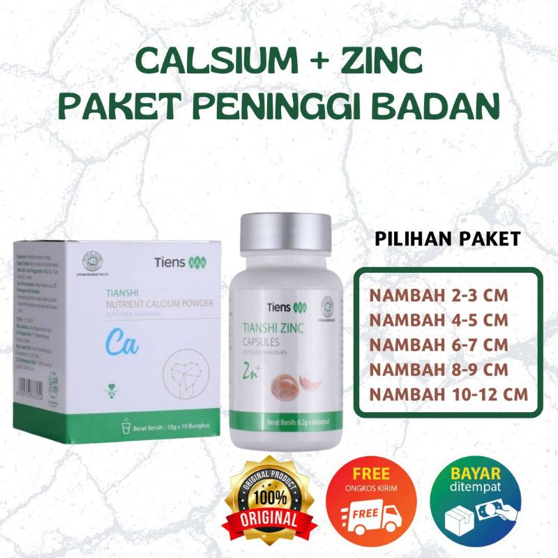 TERLARIS Calcium Peninggi Badan Alami Herbal Terbaik Suplemen Tinggi Badan Obat Peninggi Badan Terba