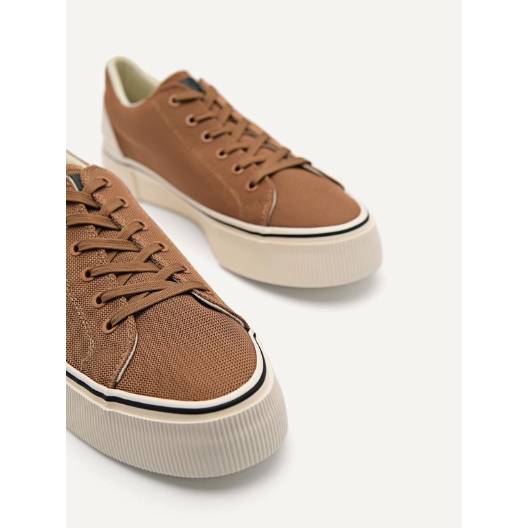 PM127 SEPATU SNEAKER PEDRO PRIA ORIGINAL CASUAL KETS BRANDED COKLAT