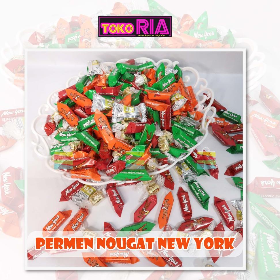 

Produk Premium.. NEW YORK CANDY DURIAN DAN KACANG - PERMEN NOUGAT 1 GRAM / 1 KG PZW