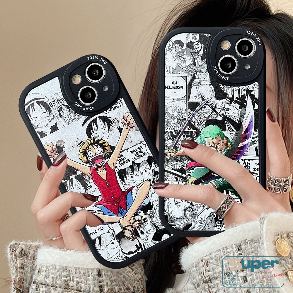 Kartun Anime One Piece Case Realme C53 C55 C31 C21Y C25Y C15 C35 C17 C30 C12 C25s C21 C11 C20A C3 C17 C20 10 PRO+5 9i 8i 8Pro 6i 5i 5s 6s 8 6 7i 5 Luffy Lucu Sauron Soft Cover