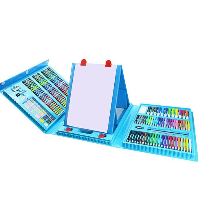 

[COD] TERLENGKAP SUPER MEGA ART SET 208pcs Spidol Crayon Set Menggambar TERLENGKAP Kode 399