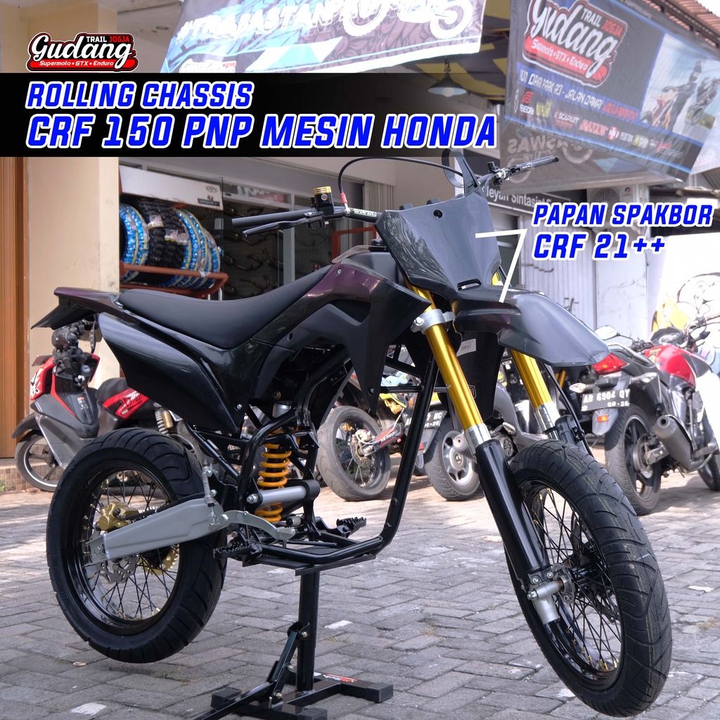 Paket Supermoto Tinggal Naik Mesin Paket Hemat Motor KLX 150 Dtracker CRF 150 KTM