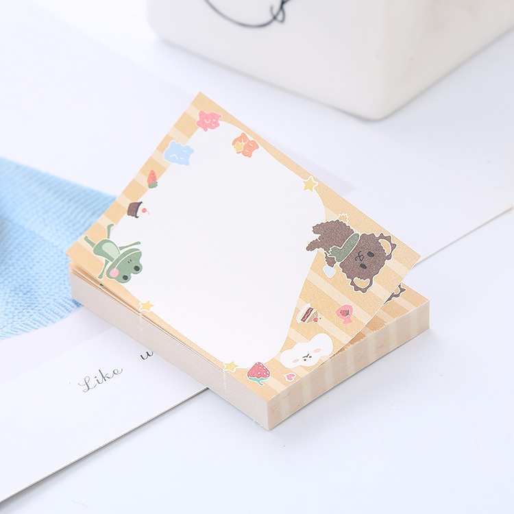 3 Pack 300 Lembar Kertas Printed Memo Note Pad OSM-ST0057