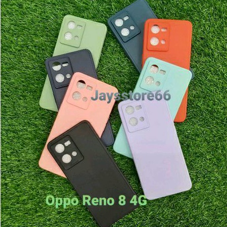 Case TPU Macaroon Warna Warni Oppo Reno 8 4G