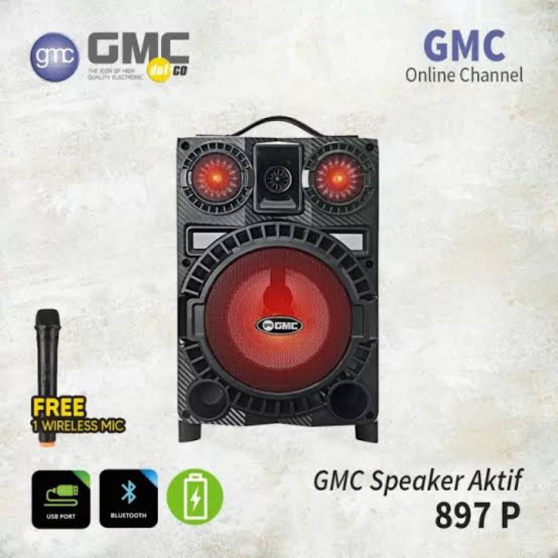 speaker bluetooth GMC 897 P