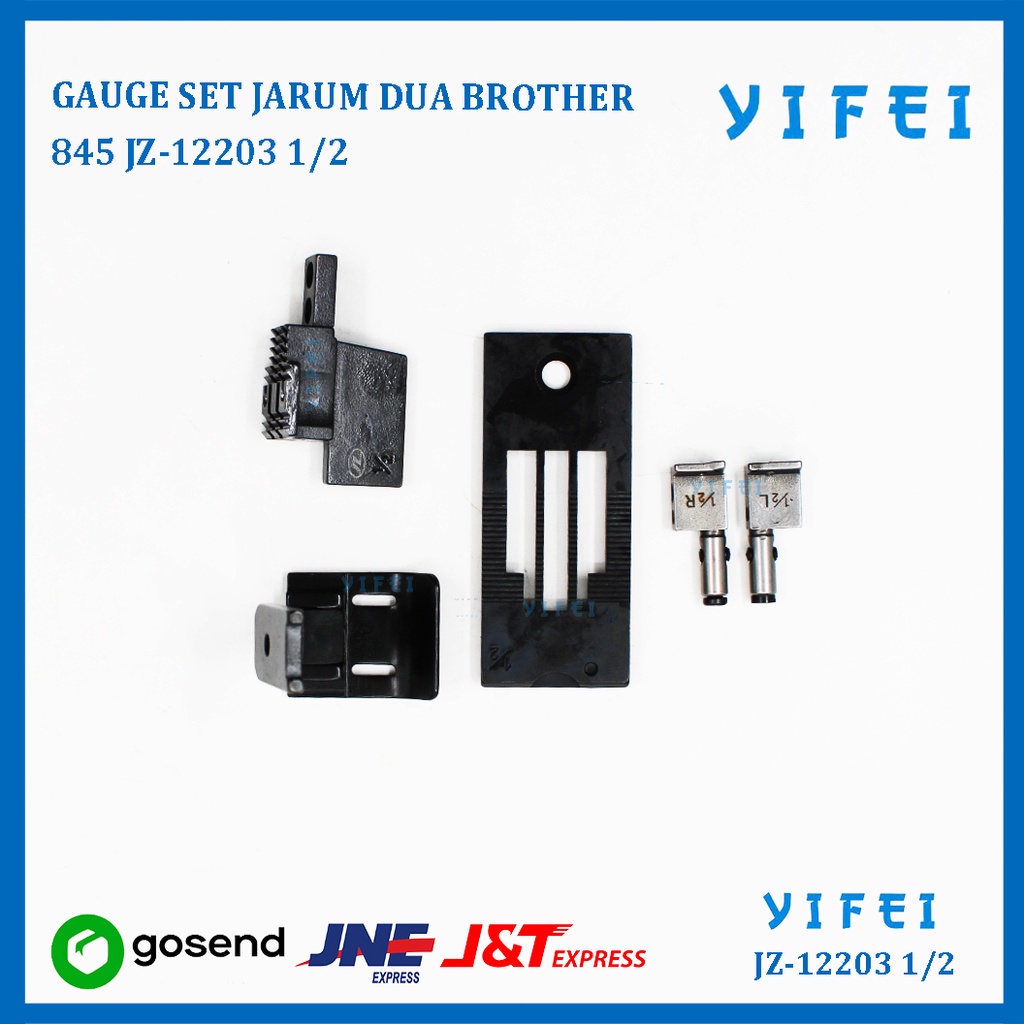 GAUGE SET JARUM DUA BROTHER 845 YIFEI-12203 1/2