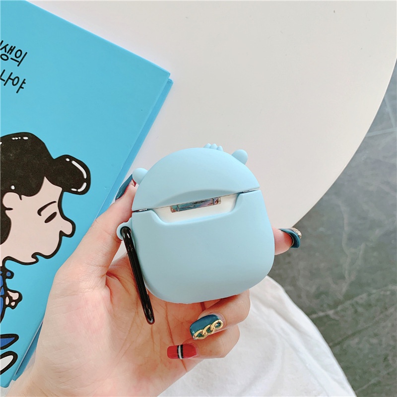 Case Pelindung Earphone Bluetooth Motif Kartun Beruang Kutub 3D Untuk Airpods 1 2 i12 i10 i11 i9s inpods 12 TWS