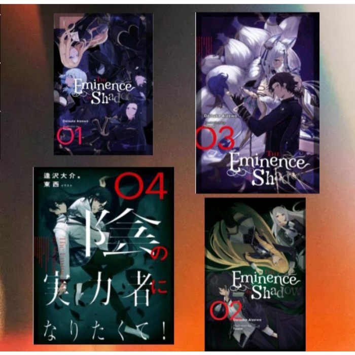 [INDONESIA] BUKU LIGHT NOVEL THE EMINENCE IN SHADOW 4 SERIES - KAGE NO JITSURYOKUSHA NI NARITAKUTE - AIZAWA DAISUKE [ORIGINAL]