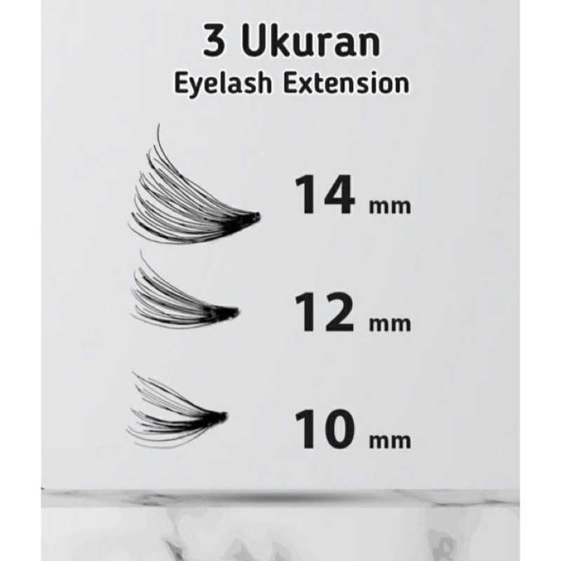 Eyelash Extension Paket Bulumata Tanam Extra lentik Plus Lem Tidak Perih Tahan Lama Free Sisir Dan Cincin eyelash extension hemat dan lengkap / promo eyelash extensions kit