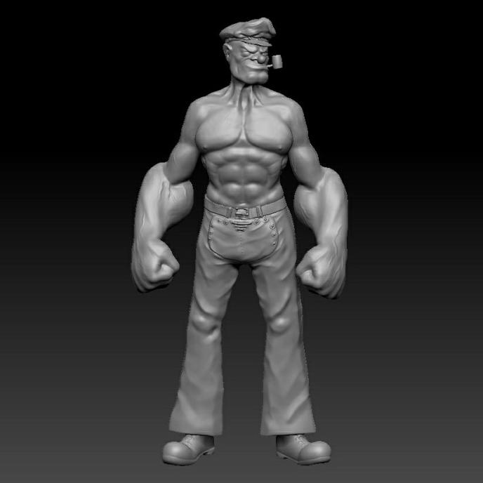 @#@#@#] figure skala 1/64 popeye