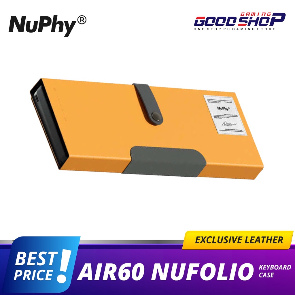 NuPhy Air60 NuFolio Exclusive Leather - Keyboard Case