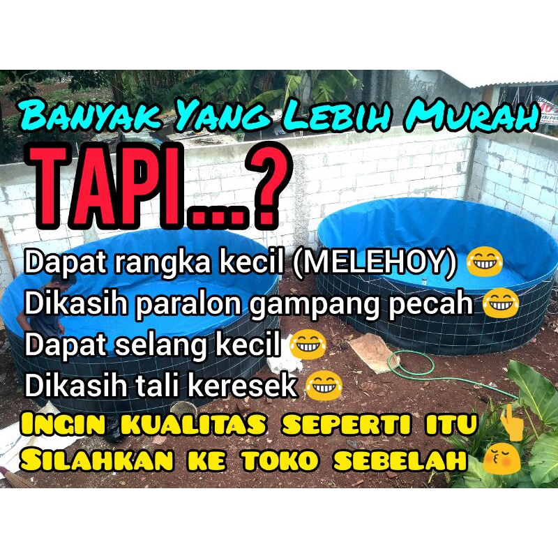 D2 T1 FULLSET, Kolam Bundar, Kolam Terpal, Kolam Bioflok. KUALITAS TERBAIK