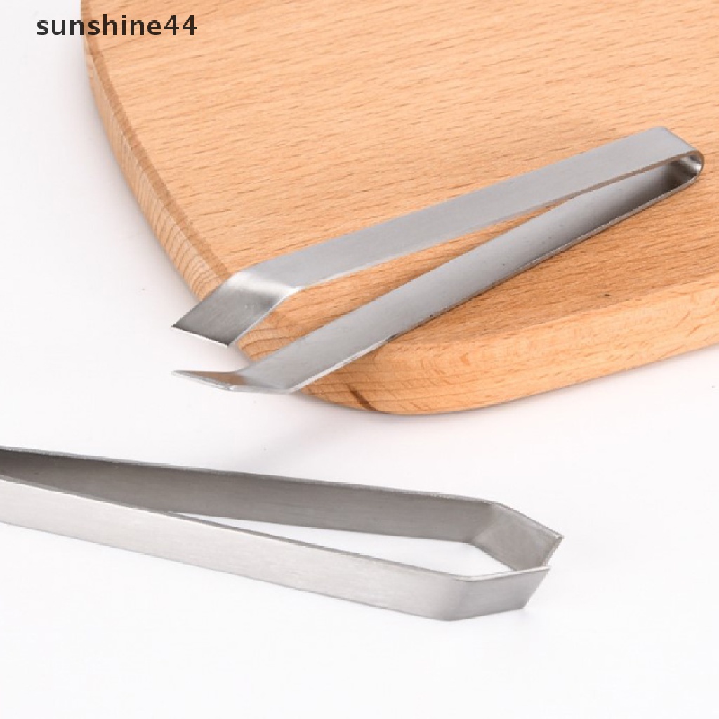 Sunshine 3PCS Pinset Stainless Steel Untuk Melepas Tulang Ikan