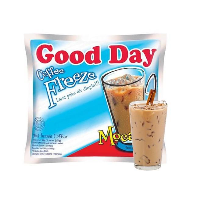

Produk Terbaik--Good Day Coffee Freeze Mocafrio 10 x 30 gr