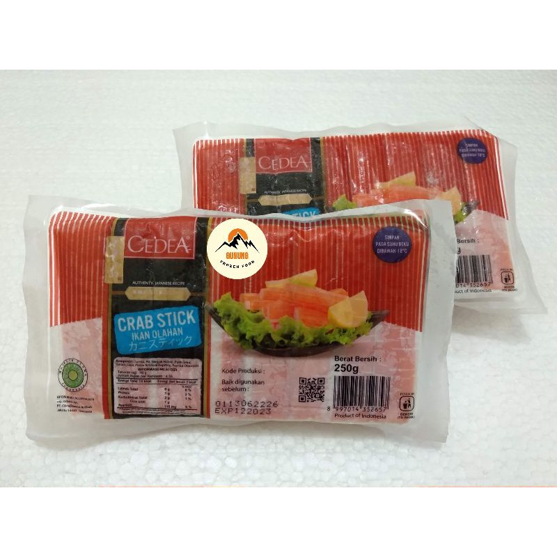 

Cedea Crab Stick 250gr dan 1kg