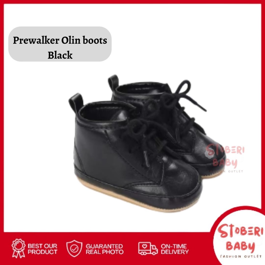 PUNCAK 3.3 stoberi baby - PREWALKER Sepatu Anak Bayi Baby  Shoes Sandal Casual Socks Anti Slip Bahan Import / OLINE BOOTS