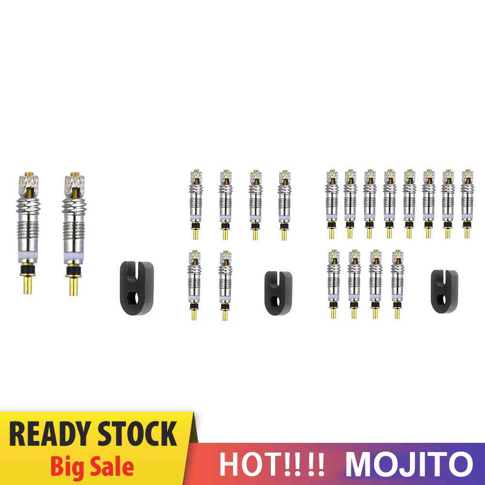 2 / 6 / 12pcs Inti Katup Ban Sepeda MTB Bahan Kuningan + Alat Pelepas