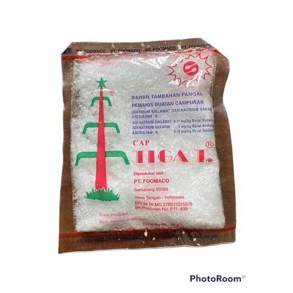 

Pemanis Buatan Cap Tiga T.