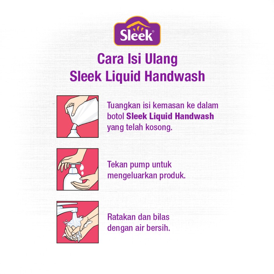 BPOM SLEEK HAND WASH DERIJEN 4 LITER / SABUN CUCI TANGAN / SYE