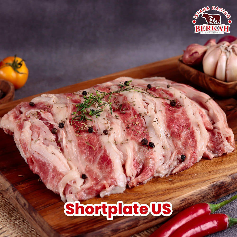 

Shortplate US 500 gr I Istana Daging Berkah