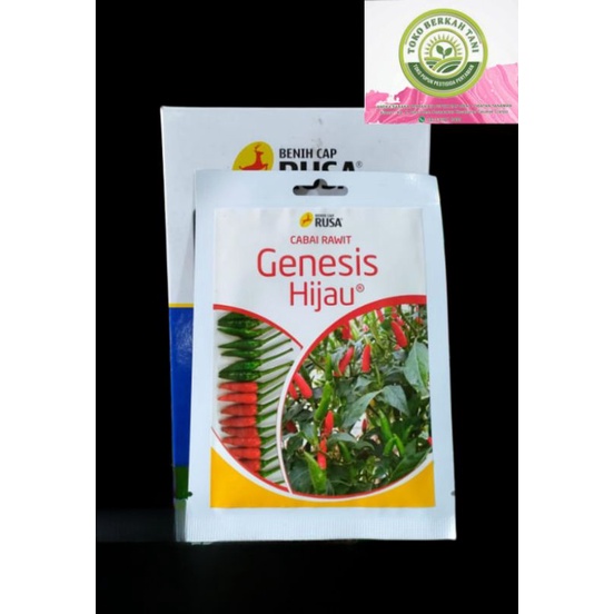 Benih cabe rawit GENESIS HIJAU Sahabat Rusa - 3150 BIJI