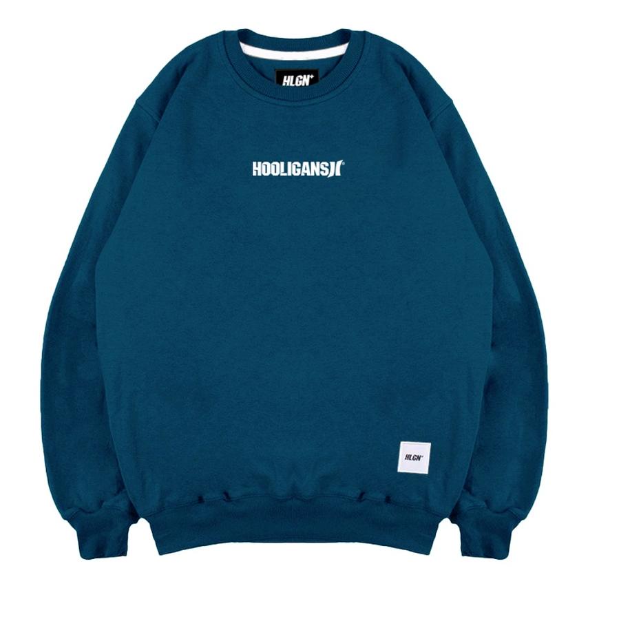 ID6n1Mb--HOOLIGANS Sweater Crewneck Mauro 22.8 Teal