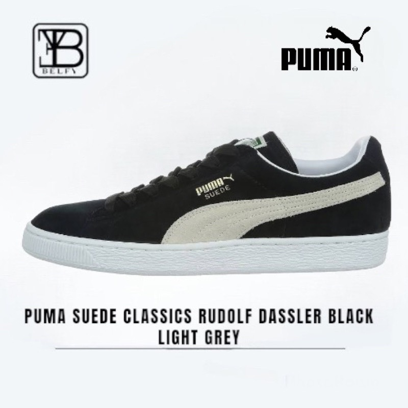 PUMA SUEDE CLASSICS RUDOLF DASSLER BLACK LIGHT GREY