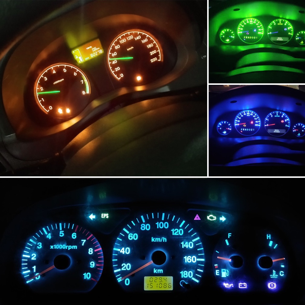 L292 | Lampu LED T3 Dashboard Panel Knob AC Speedometer Wedge Mobil Super Bright High Quality