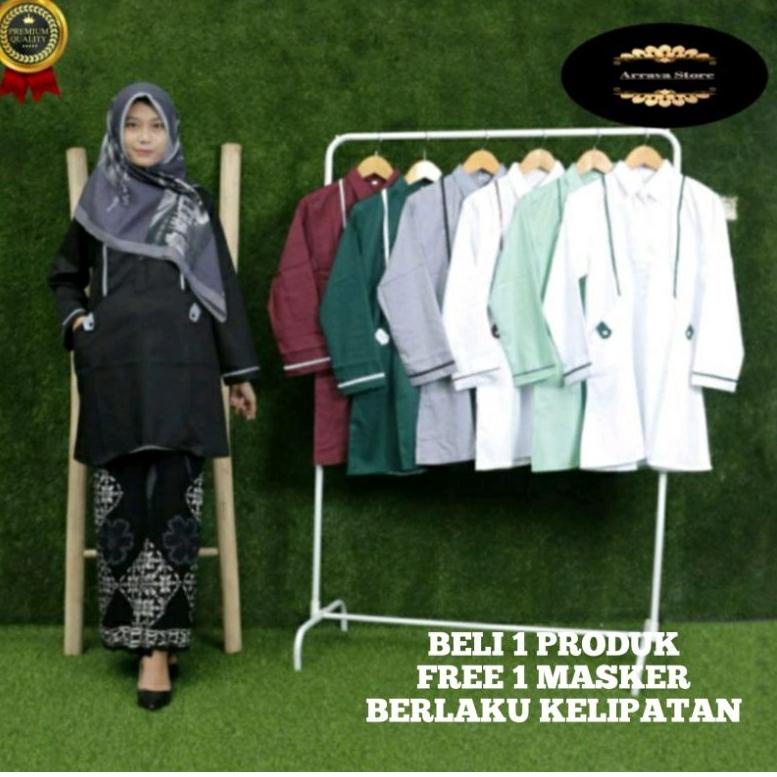 Baju Wanita Toyobo Ukuran M L XL | Baju Santri Toyobo | Baju Tunik Toyobo | Atasan Tunik Toyobo | Tu