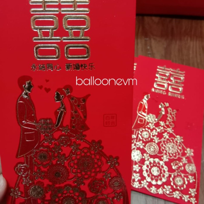 

Bergaransi Kertas Angpao Sangjit / Angpao Wedding / Angpao Nikah Panjang Murah